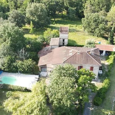 Maison De Maitre Xviiieme Avec Piscine Chauffee Saint-Gauzens Exterior photo